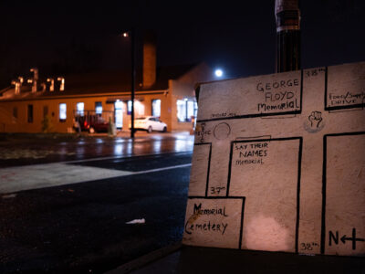 George Floyd Square Memorial Map, Chicago Ave, Minneapolis