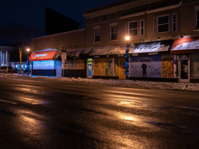 Hennepin Ave Protest Murals, Uptown Minneapolis, Dec 2020