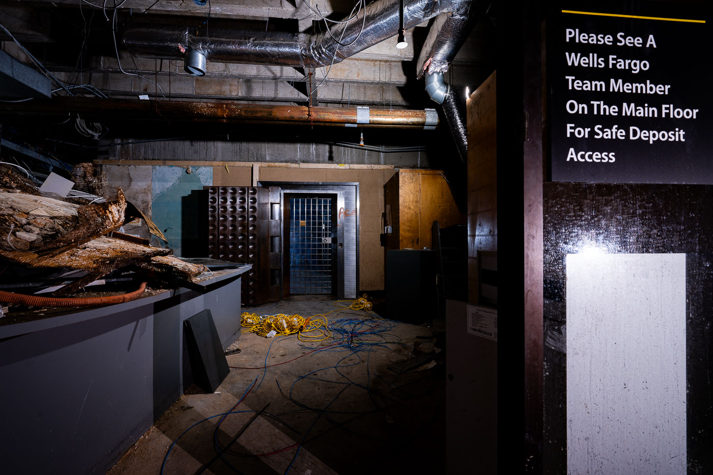 Inside the burned Wells Fargo Bank in Minneapolis