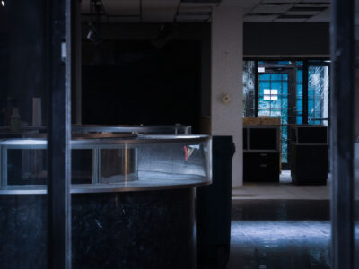 Cadillac Pawn Interior with Broken Window, Lake Street