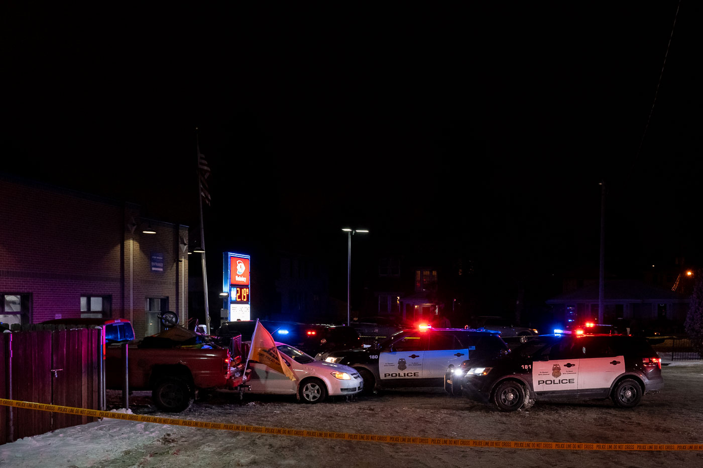 Minneapolis Police at 36th and Cedar