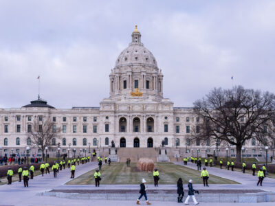 Minnesota State Capitol: State Patrol & Election Protests
