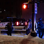 Around 100 in Minneapolis joined a NYE nationwide call for protest supporting those imprisoned by the state. After the jail was spray-painted Minneapolis Police, State Patrol, Golden Valley PD, Hennepin Sheriffs, & state aerial surveillance descended on the area to arrest dozens.