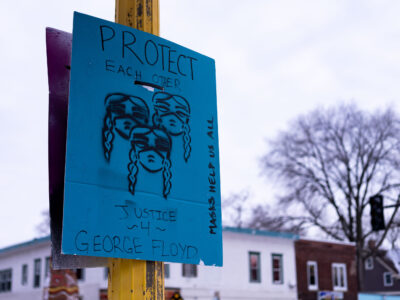 George Floyd Square Protest Sign, Minneapolis