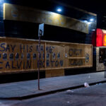 Cadillac Pawn, where it’s been claimed that Calvin Horton was killed by the owner during unrest. Hennepin County declined to prosecute citing lack of evidence. The Cadillac Pawn sign was recently removed after the building was sold to another pawn shop.