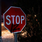 “Stop 12" graffiti at Holiday Gas on Cedar Ave. The Minneapolis Police shot and killed Dolal Idd the night before on December 30th, 2020. This is one mile from where George Floyd was murdered. Minneapolis Police released video they say showed Dolal Idd shooting first through the window of his car during a firearm sting.