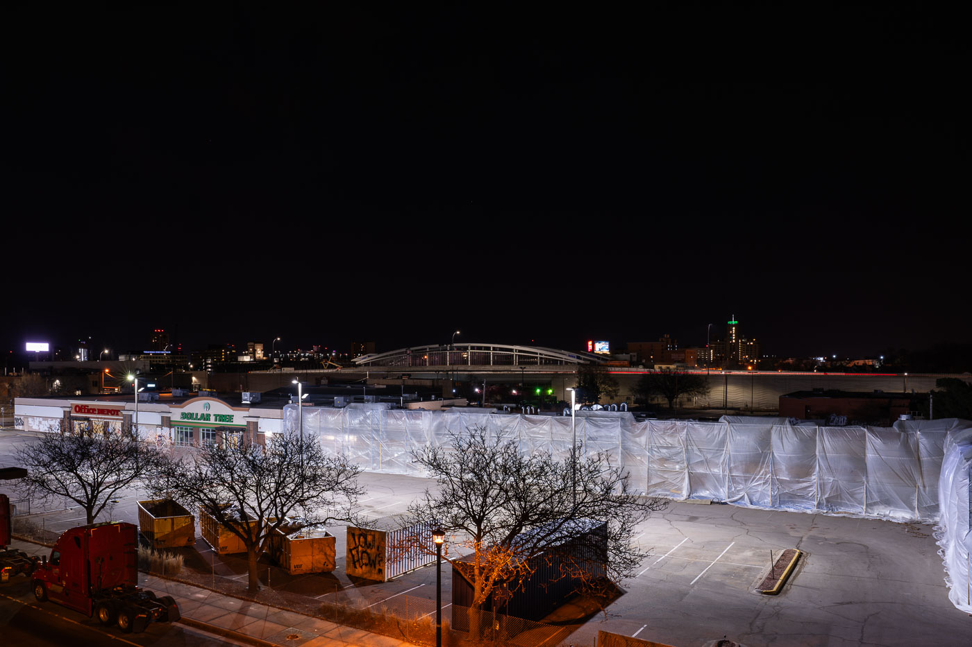 Strip mall being restored