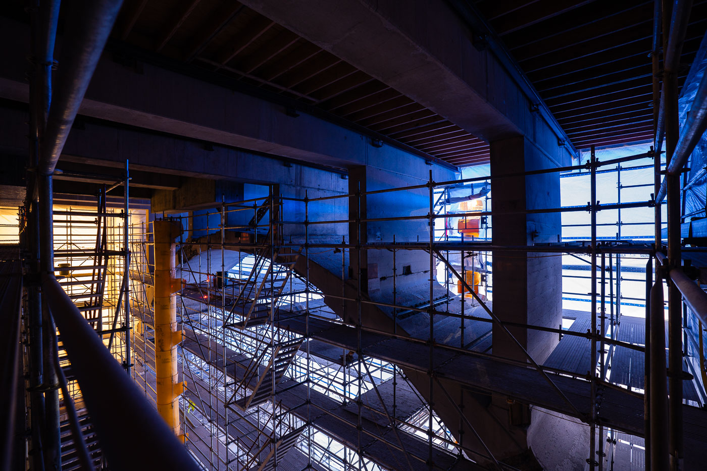 Tenth Ave Bridge Scaffolding Dec 2020