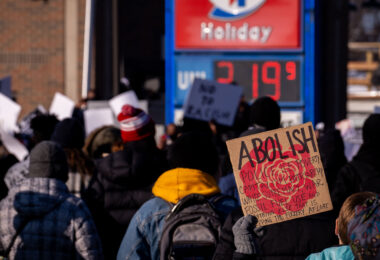 Around a thousand protesters gathered outside of the Holiday Gas station at Cedar and 36th in South Minneapolis seeking justice for Dolal Idd. Dolal Idd was shot and killed by Minneapolis Police on December 30th, 2020 during a traffic stop. This was the first police officer killing since George Floyd a mile away on May 25th, 2020.