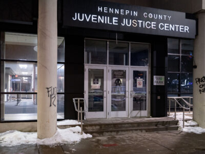 Minneapolis Juvenile Justice Center Graffiti and Protest Site