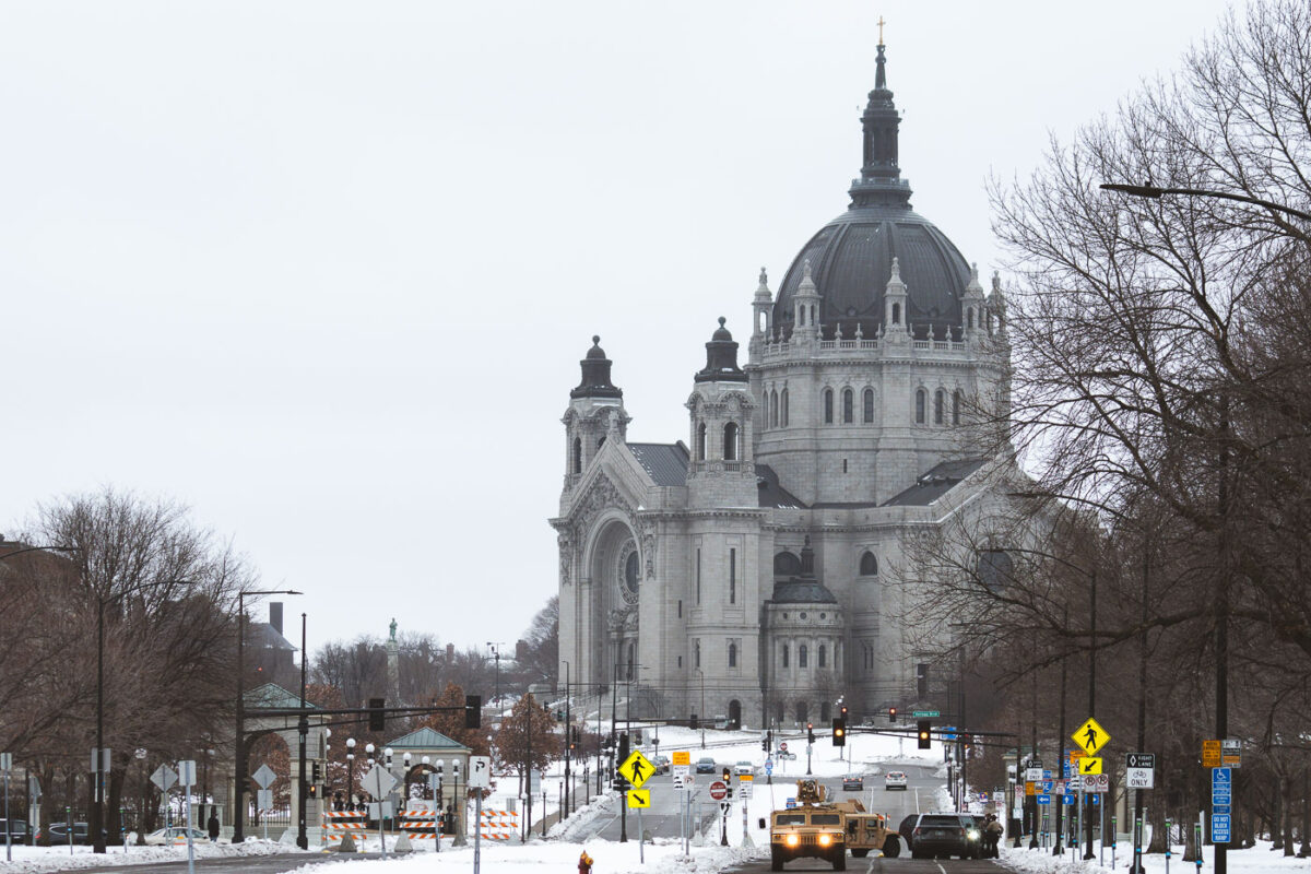 A pro-Trump rally at the Minnesota State Capitol had about 20 in attendance. The Capitol was heavily secured by Ramsey County, St. Paul Police, DNR Conservation Officers,  State Patrol and the National Guard after reports of possible violence at State Capitols.