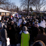 Around a thousand protesters gathered outside of the Holiday Gas station at Cedar and 36th in South Minneapolis seeking justice for Dolal Idd. Dolal Idd was shot and killed by Minneapolis Police on December 30th, 2020 during a traffic stop. This was the first police officer killing since George Floyd a mile away on May 25th, 2020.
