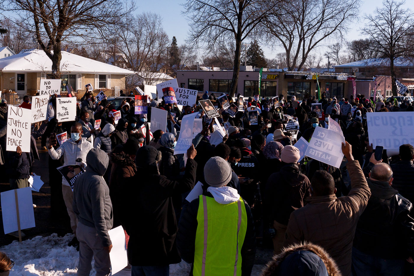 Dolal Idd Protest on Cedar Avenue