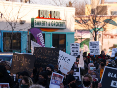Minneapolis Protest for Dolal Idd, January 3, 2021