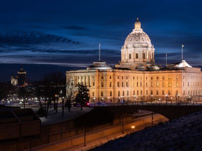 Minnesota State Capitol at Dusk, January 6