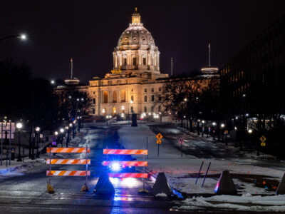 Minnesota State Capitol Security Jan 2021