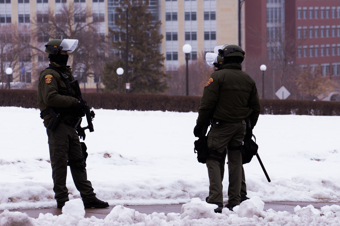 Minnesota Conservation Officer at the State Capitol