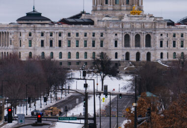 A pro-Trump rally at the Minnesota State Capitol had about 20 in attendance. The Capitol was heavily secured by Ramsey County, St. Paul Police, DNR Conservation Officers,  State Patrol and the National Guard after reports of possible violence at State Capitols.