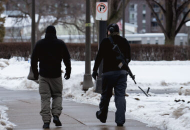 A pro-Trump rally at the Minnesota State Capitol had about 20 in attendance. The Capitol was heavily secured by Ramsey County, St. Paul Police, DNR Conservation Officers,  State Patrol and the National Guard after reports of possible violence at State Capitols.