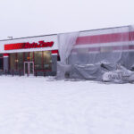 While the Autozone on East Lake was the first building to burn during unrest, the Autozone on W. Lake is the first building to be completely rebuilt.