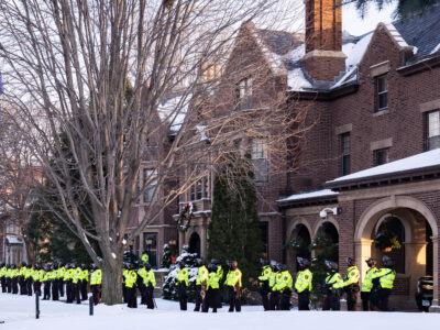 Minnesota State Patrol at Governor's Mansion Jan 6