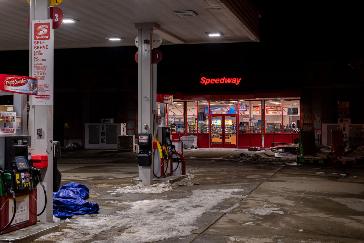 Speedway gas station preparing to reopen following a rebuilt after being burned down in May 2020.