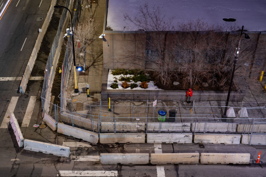 Hennepin County Jail Barricades for Chauvin Trial