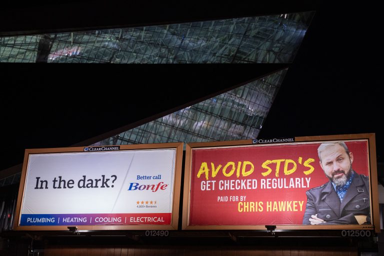 Chris Hawkey Avoid STD's Billboard 4 Chris Hawkey Avoid STD's Billboard