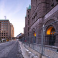 Fencing and barricades begin going up around downtown locations with Derek Chauvin trial just 20 days away.