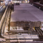 February 18, 2021 - Minneapolis -- Security measures taking shape around the courthouse where Derek Chauvin will be on trial for the May 2020 murder of George Floyd.