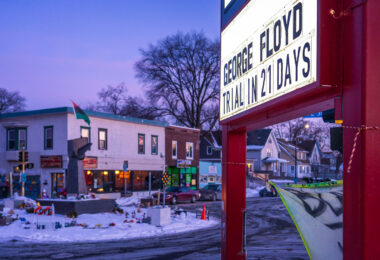 George Floyd Trial starts in 21 days from this -7F evening at GFS.