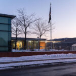 The Minneapolis Police Fifth Precinct has continued to have some form of security barriers around it the entirety of the time between George Floyd's death and now.