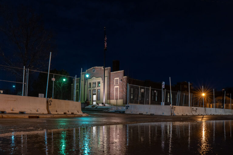 Minneapolis Police Second Precinct Chauvin Security 3 Security fencing going up around the Minneapolis Police 2nd Precinct in northeast Minneapolis. Security comes ahead of the Derek Chauvin murder trial.