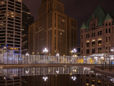 Minneapolis Courthouse Fencing for Chauvin Trial