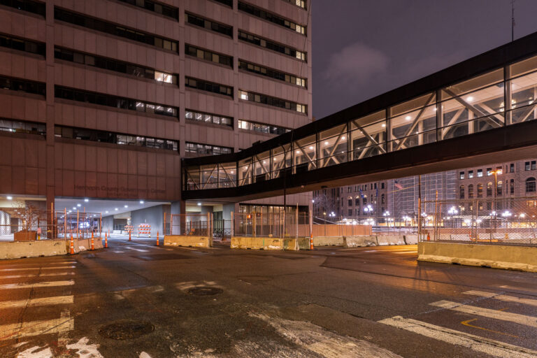 02/18/21 Hennepin County Government Center 1 Security measures taking shape around the courthouse where Derek Chauvin will be on trial for the May 2020 murder of George Floyd.