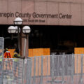 Fencing continues to go up around the government center in preparation for Derek Chauvin's murder trial.