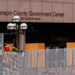 Fencing continues to go up around the government center in preparation for Derek Chauvin's murder trial.