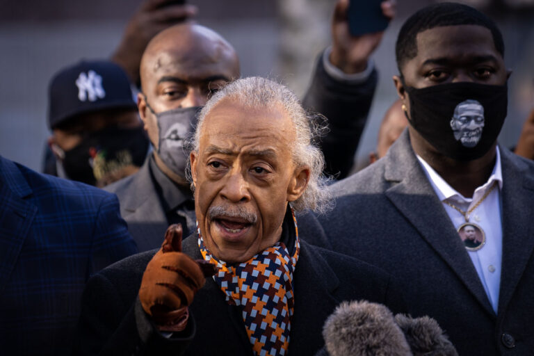 Al Sharpton speaks outside George Floyd murder trial 2 Rev Al Sharpton speaks outside the Hennepin County Government Center where opening statements of the Derek Chauvin trial were set to begin. He's joined by George Floyd's brothers Philonise and Terrence Floyd.
