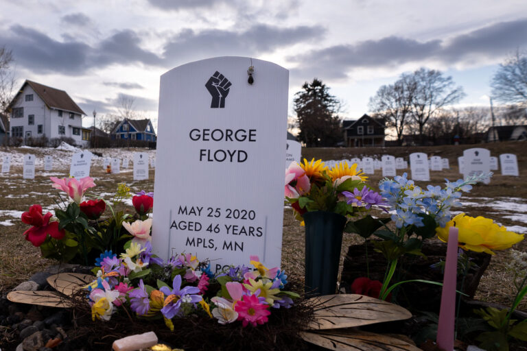 George Floyd at Say Their Names Cemetery 2 Say Their Names Cemetery in South Minneapolis near George Floyd Square.