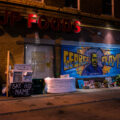 Minneapolis -- Cup Foods in South Minneapolis, the store that George Floyd was killed in front of. A George Floyd mural painted on the 38th Street side.