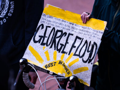 Minneapolis Protest Sign: George Floyd Rest In Power