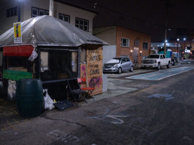 George Floyd Square Warming Shelter, Minneapolis, March 2021