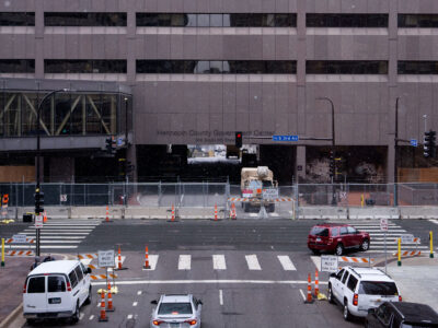 Hennepin County Government Center during Derek Chauvin Trial