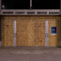 The Hennepin County Health Services Building in downtown Minneapolis.