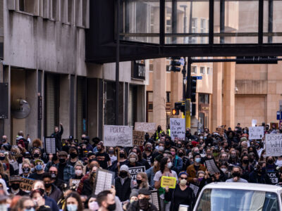 Minneapolis Protest: "Police = Tools of White Supremacy" Sign