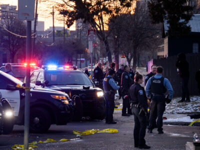 Minneapolis Police at Near North encampment clearing