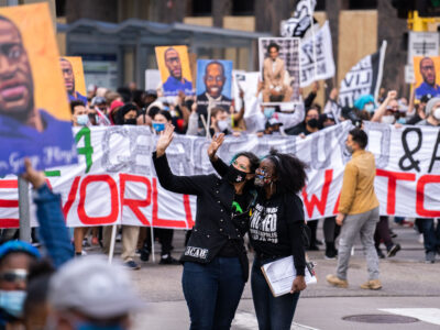 Minneapolis Protest for George Floyd, Chauvin Trial Opening