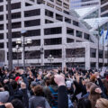 Thousands march the day before the start of jury selection in the Derek Chauvin murder trial. The former Minneapolis Police officer is charged with the murder of George Floyd on May 25th, 2020.