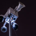 Mobile security cameras  located near the intersection of the Third Precinct.