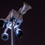 Mobile security cameras  located near the intersection of the Third Precinct.
